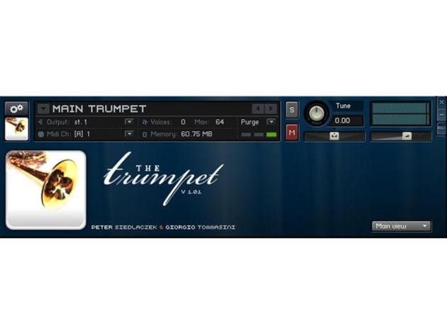 The Trumpet's interface is certainly simple.